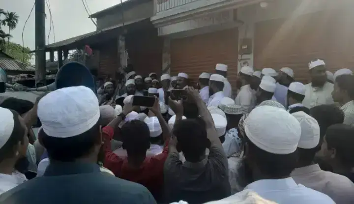 নেত্রকোনায় হেফাজত নেতার বাড়িতে হামলার অভিযোগ