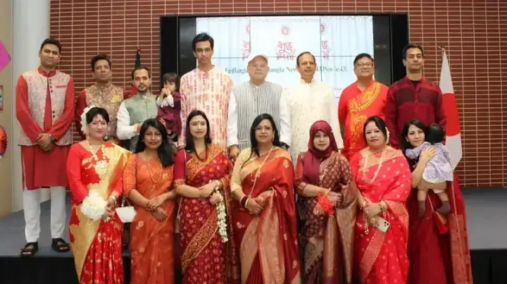 টোকিওতে বাংলাদেশ দূতাবাসে উৎসবমুখর পহেলা বৈশাখ উদযাপন