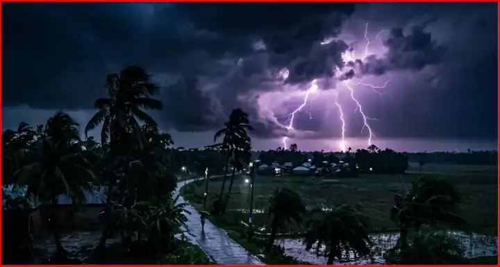 রাতের মধ্যে ৮ অঞ্চলে ঝড়-বৃষ্টির আভাস, নদীবন্দরে ১ নম্বর সতর্ক সংকেত